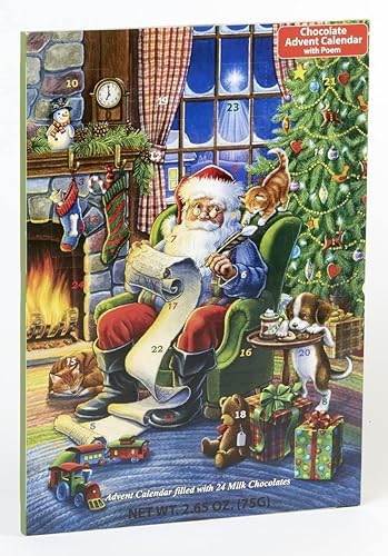 Miniatura 3 de Vermont Christmas Company Calendario de Adviento Naughty or Nice 2023 (paquete de 10)  Calendario de Adviento de Navidad de chocolate para cuenta