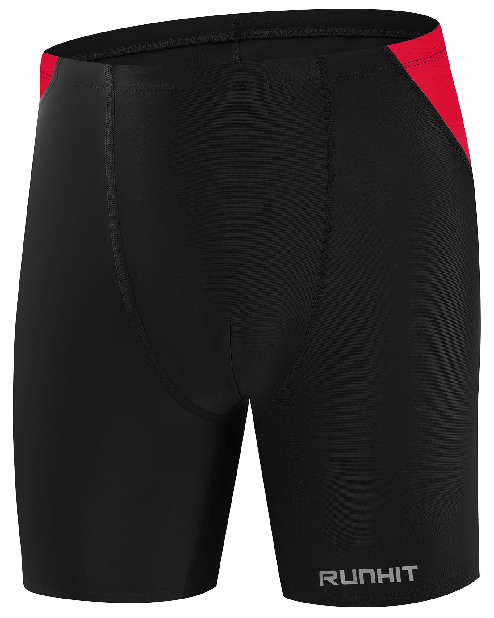 Runhit Badehose Herren Enganliegend, Schnelltrocknende Schwimmhose Kurz 5–6 Zoll, Elastische Badehose für Schwimmen & Training