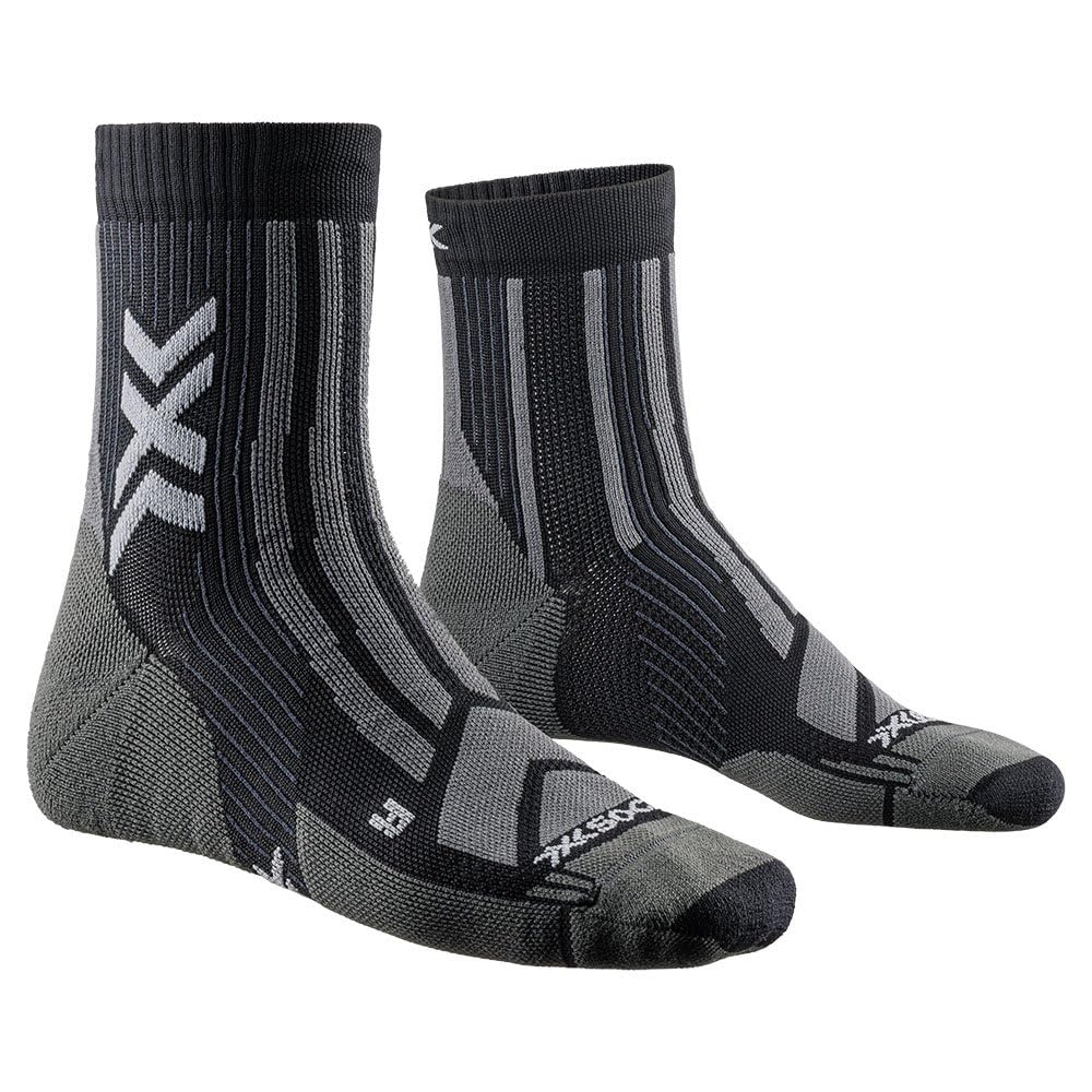 X-Socks Mens Ankle, BLACK/CHARCOAL, 39-41 EU