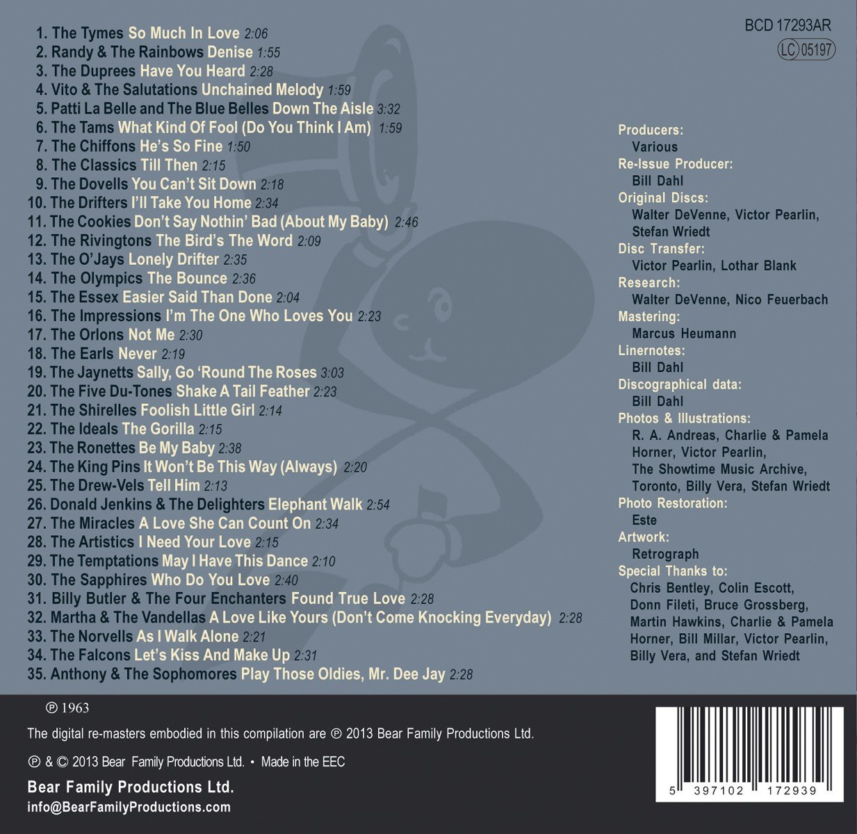 Vol. 15-Complete Story Of Doo Wop-1963