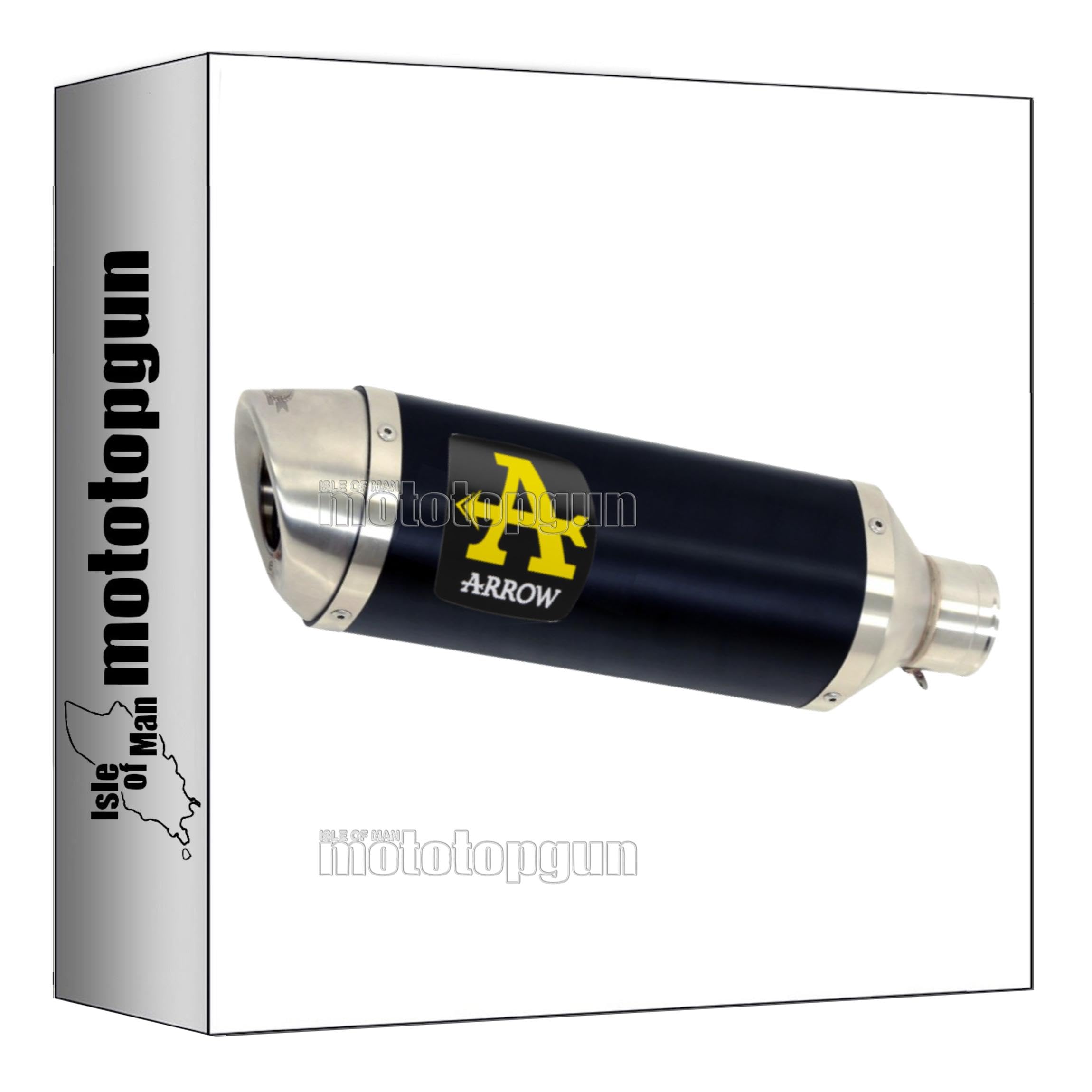 Pot echappement arrow 71900AON thunder noir pour yamaha mtx 850 niken 2018 2020