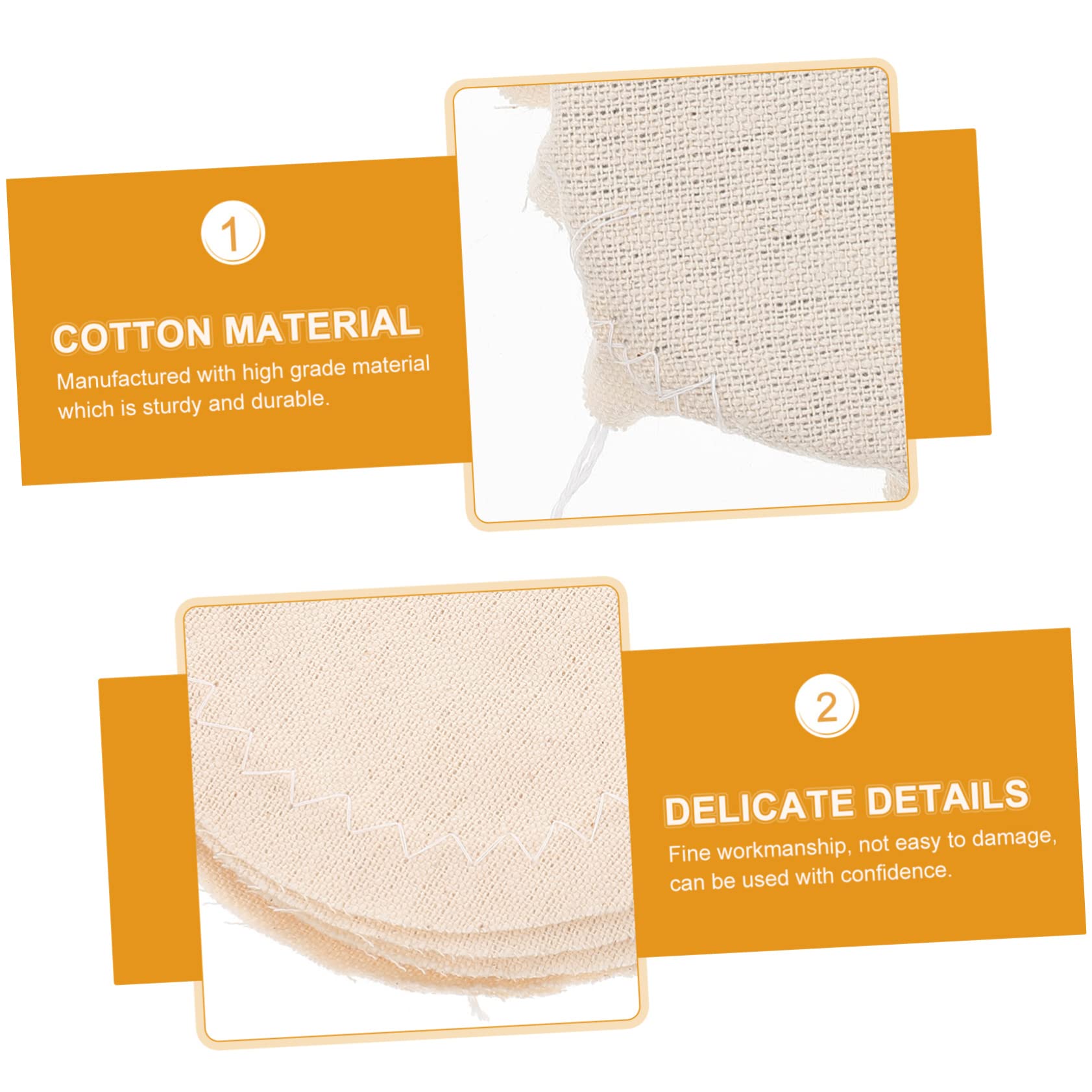 Gadpiparty 5 Series Filtro De Cafe A Granel Coffee Filter Sifón Filtro De Café Reutilizable Colador De Cafe Paño De Reemplazo De Café Filtro De Tela Espresso Algodón Beige 20 Piezas X 5