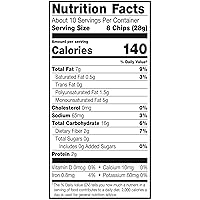 Vista 2 de Late July - Chips de tortilla orgánicos de chía y quinoa, bolsa de 10.1 onzas