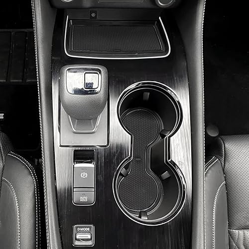 Miniatura 4 de Auovo Alfombrillas antipolvo compatibles con accesorios Nissan Rogue 2021 2022 2023 2024 2025 para portavasos de consola central, bolsillos