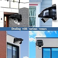 Vista 9 de Cubiertas universales para cámaras de seguridad, protección contra sol y lluvia, techo protector impermeable para cámaras Bullet y Dome, cubierta