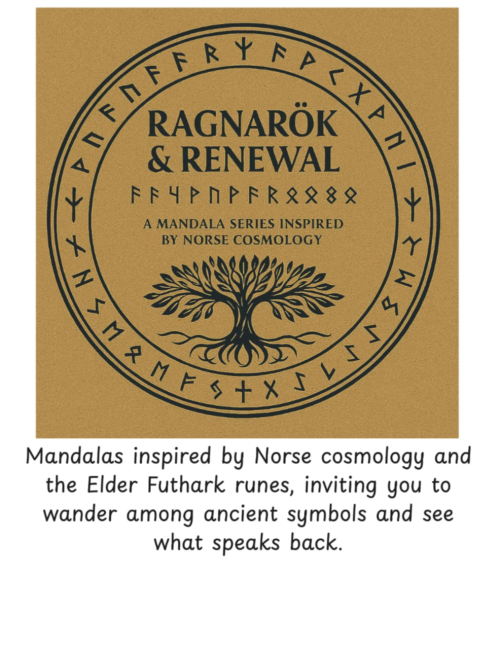 Runes in Balance: A Mandala Coloring Book of Norse Symbols