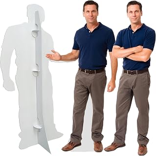 Personalized Life Size Cardboard Cutout,Custom Life-Size Stand-up Cutouts, Upload Your Photo,Up to 8 ft,20 Sizes Optional for Birthday,Party and Events,Graduations
