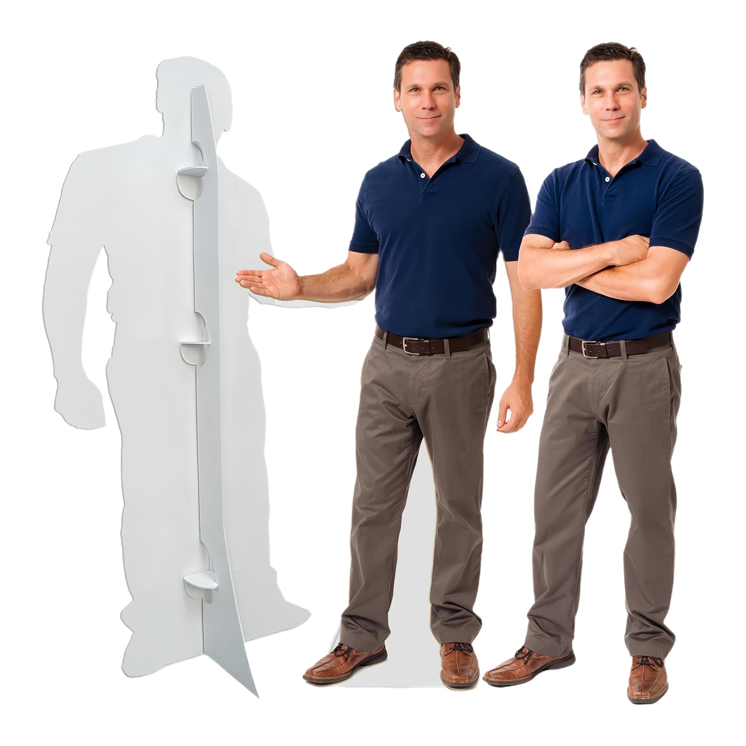 Personalized Life Size Cardboard Cutout,Custom Life-Size Stand-up Cutouts, Upload Your Photo,Up to 8 ft,20 Sizes Optional for Birthday,Party and Events,Graduations