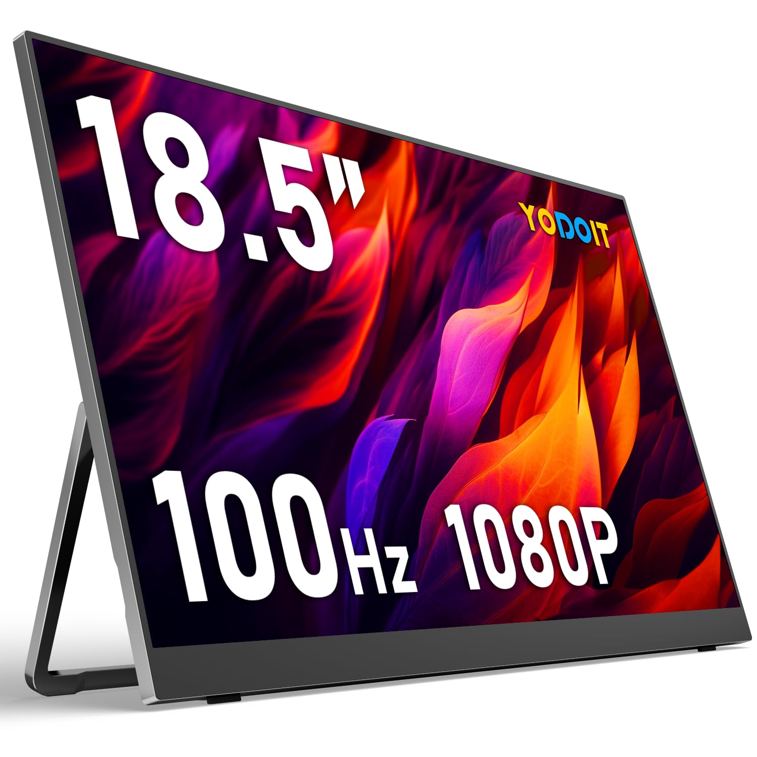 Yodoit Portable Monitor for Laptop, 100Hz 18.5" FHD 1080P IPS Screen Display with USB Type C Port and Speakers, Compatible with PC, MacBook, Xbox-image-47