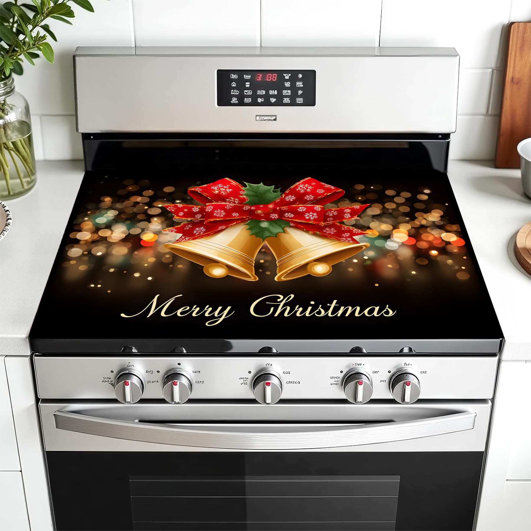 Stove Top Cover for Electric Stove, Glass Cooktop Mat, 28 x 20 Inch
