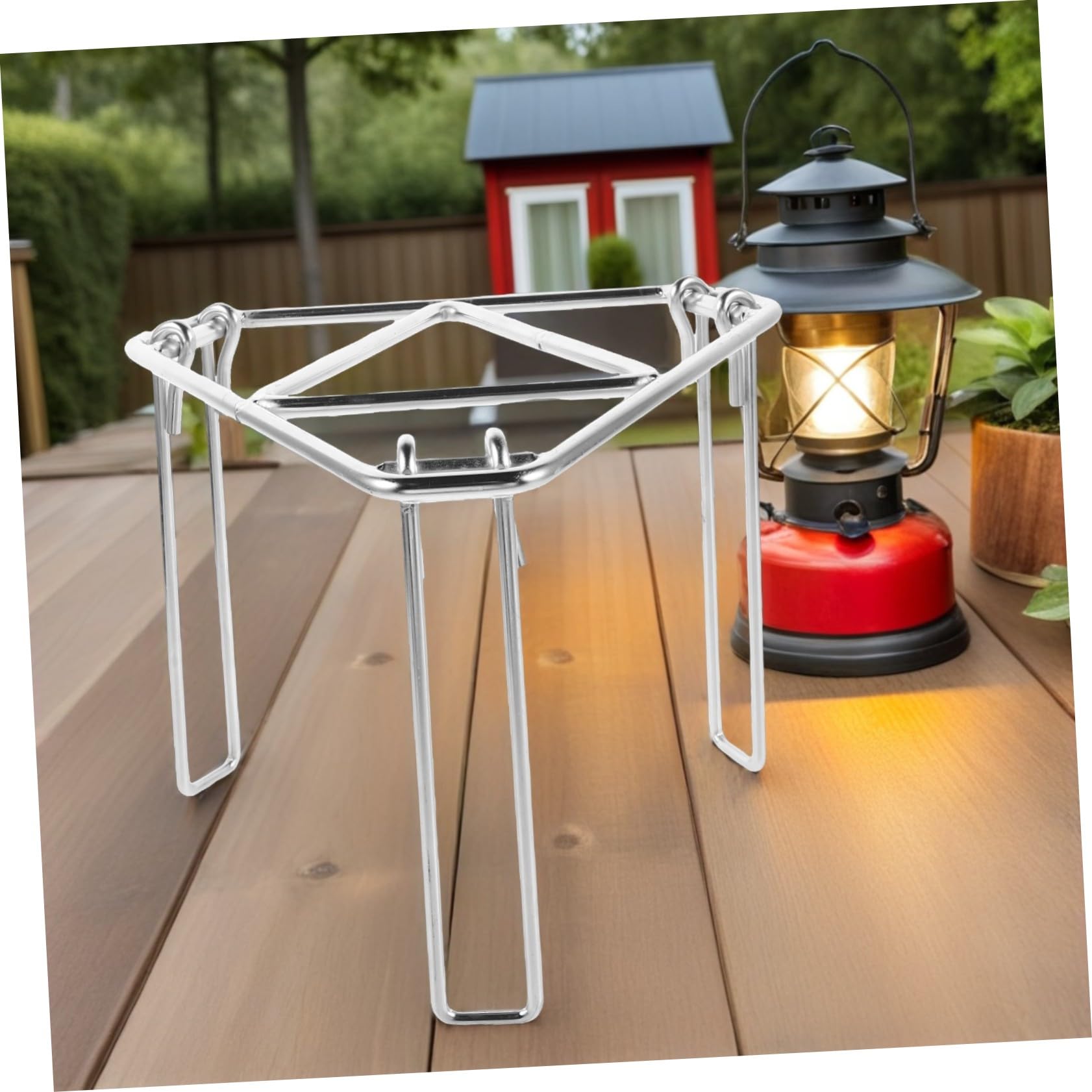 Trípode para Parrilla de Cocina al Aire Libre Portátil Plegable