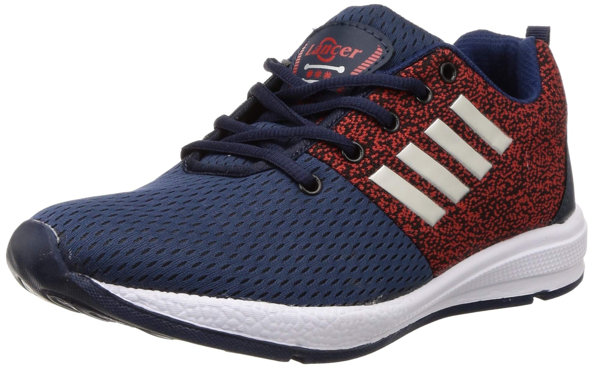 Lancer Mens INDUS-12 Navyblue-Red Running Shoe - 6 UK (INDUS-12_Navyblue-Red_6 UK) (B0877FST7W) Amazon Price History, Amazon Price Tracker
