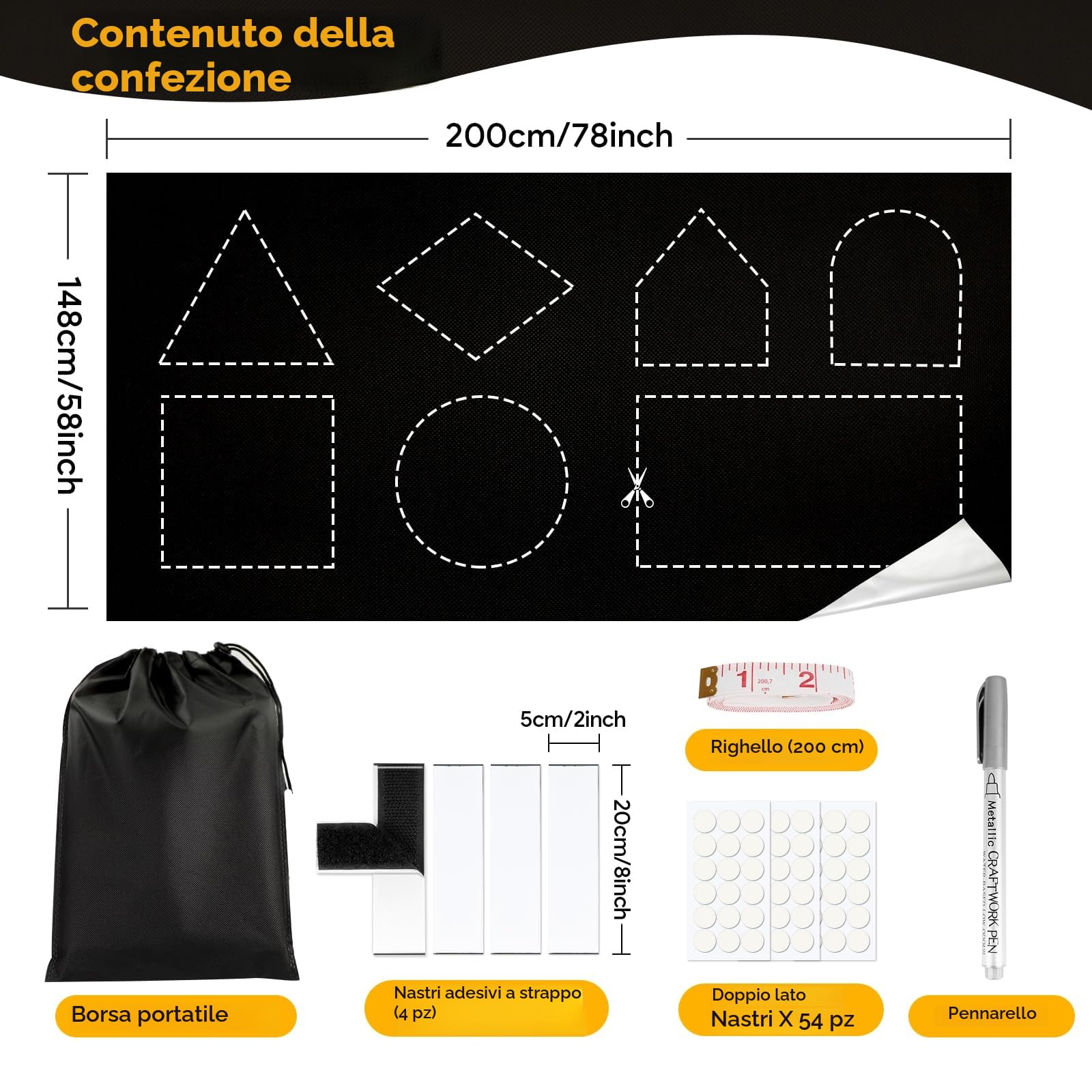 Tenda Oscurante Finestra 200x148cm, Tende Oscuranti per Interni 100% Tessuto Oscurante, Telo Oscurante Termico Isolante Portatile Senza Forare per Camera da Letto, Lucernario, Camper