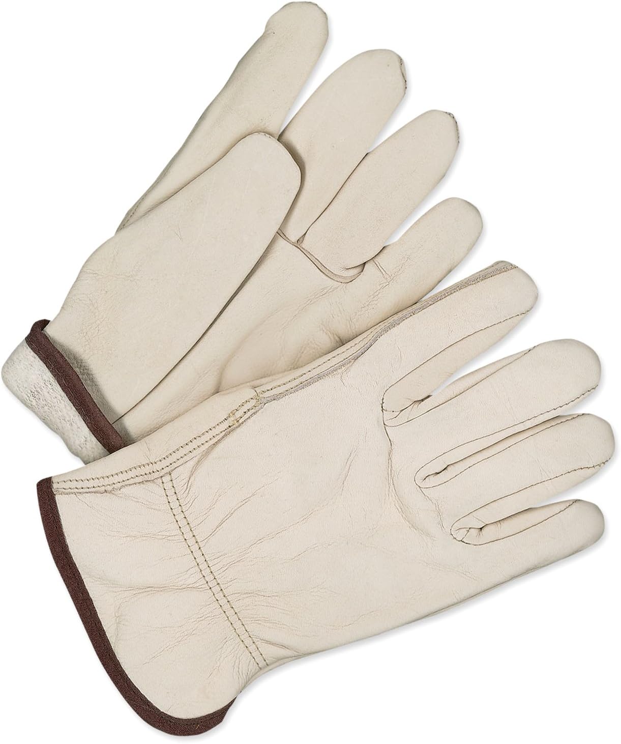 BDG 20-9-1571-7-11 Winter Lined Leather Driver Glove, Large
