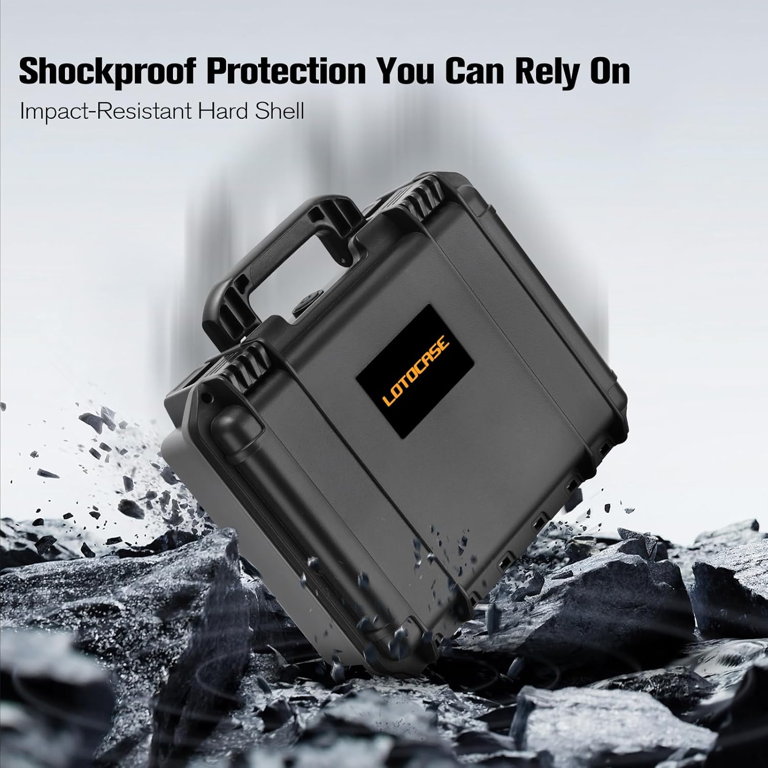 Case for NOCO Boost X GBX45 – Waterproof Hard Shell Carrying Case with Custom Pre-Cut Foam, Shockproof Protective Travel Box Compatible with NOCO Boost X GBX45 UltraSafe Jump Starter (Case Only)