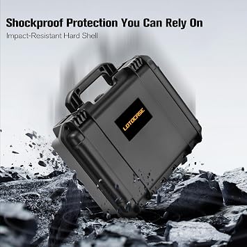 Case for NOCO Boost GB40 & GB20 Waterproof Hard Box with Custom Foam | Shockproof Protective Travel Box Compatible with NOCO GB40/GB20 Jump Starter - for Car Truck Owners | for Emergency,Travel