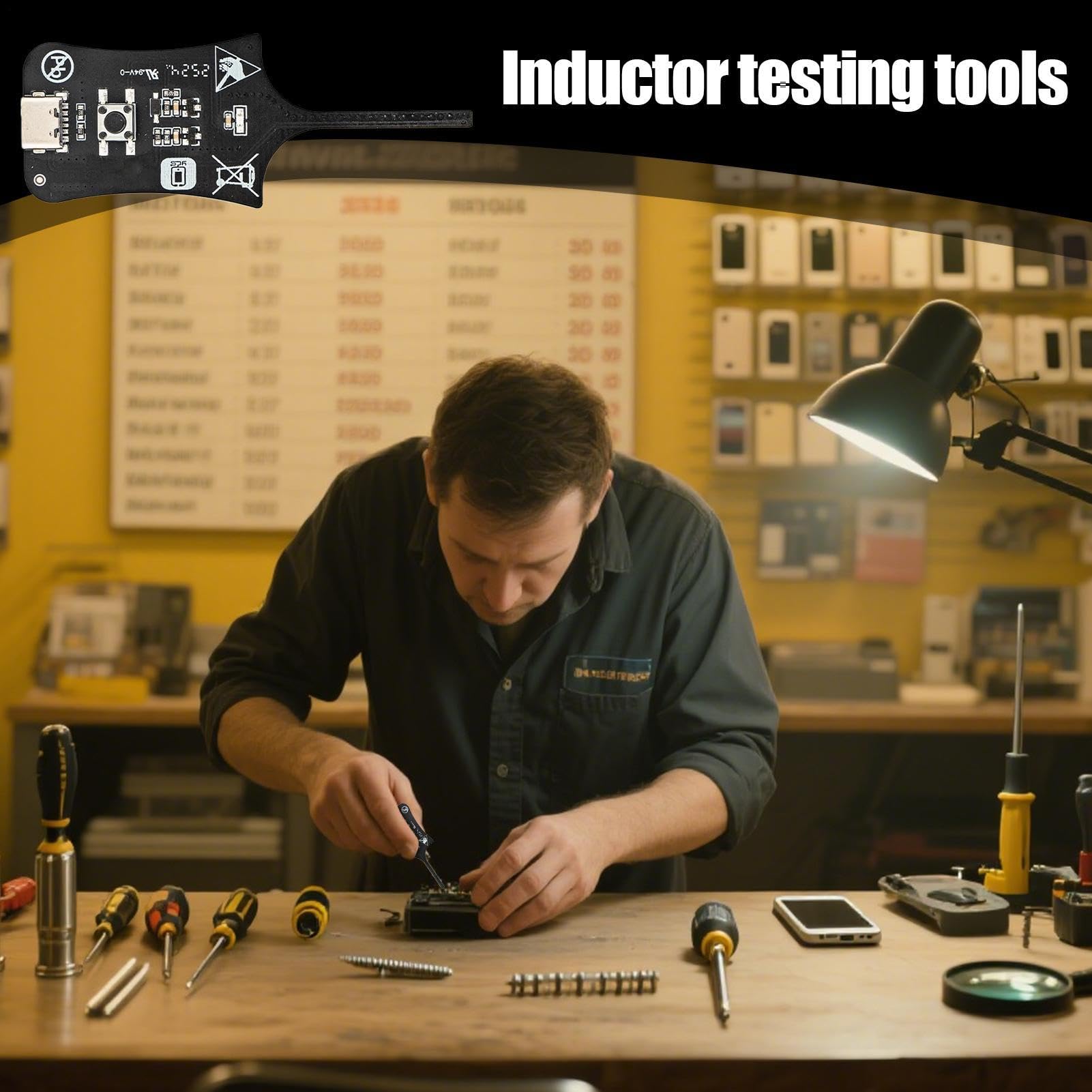 Tester Per Scheda Madre Tester Di Induttanza Per Circuiti Di Induttanza Pcb Uso Professionale, Dimensioni Compatte, Portatile, Risultati Accurati, Manutenzione