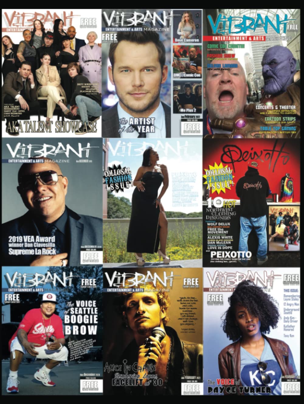 Vibrant Entertainment & Arts Magazine Collection: Revised