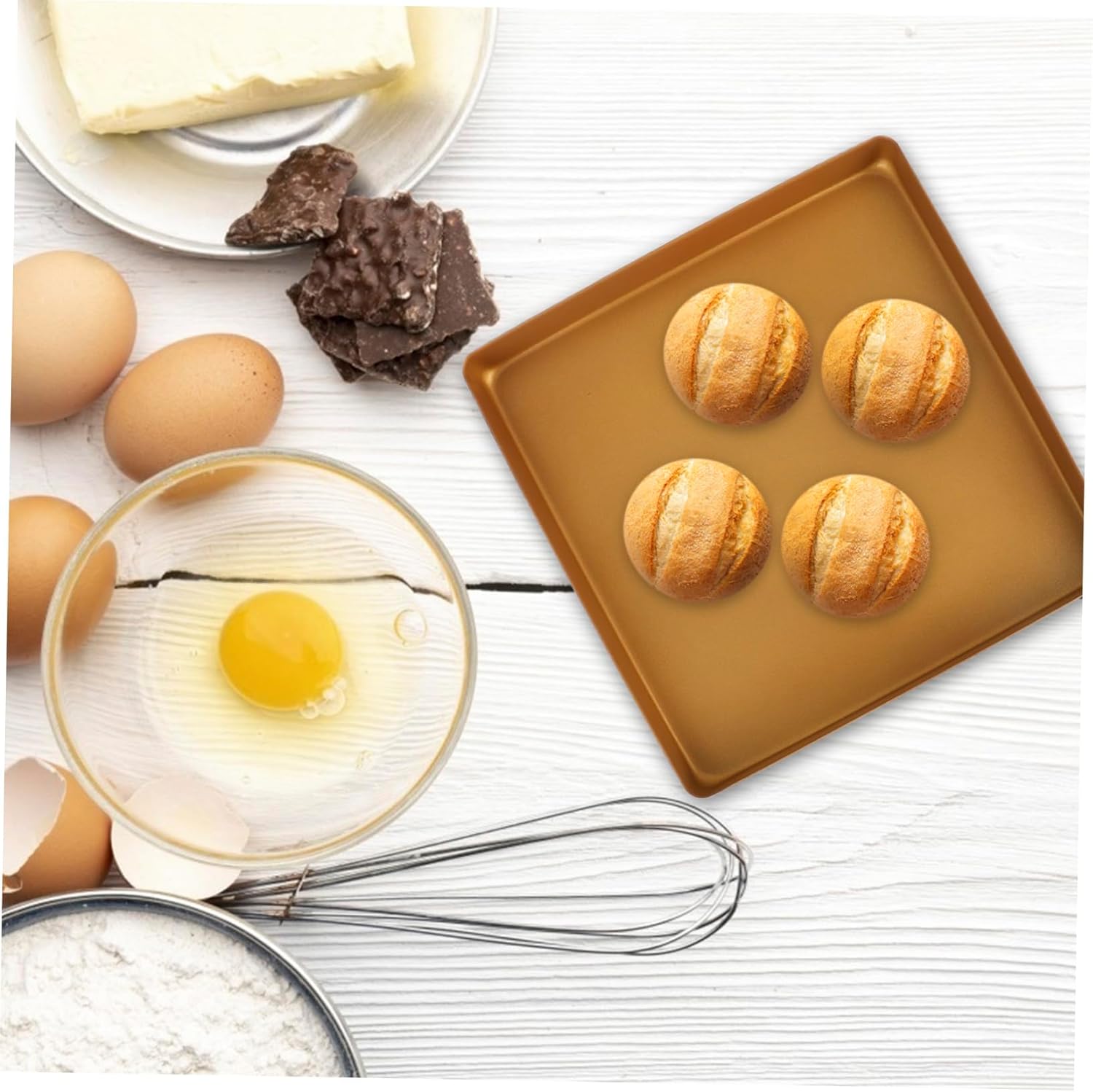 Nonstick Square Baking Tray Pizza Pan for Home and Restaurant Use Versatile Kitchen Bakeware for Pastries Cakes Sandwiches and More Effortless Cleanup and Cooking