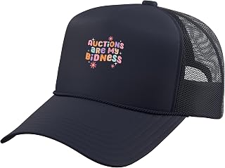 Auctioneer Auction Bidder Auctioning Job Profession Trucker Hat with Adjustable Mesh Back