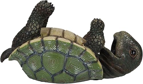 Miniatura 6 de Ebros Gift Drunken Coastal Sea Turtle Tortoise Wine Bottle Holder Caddy Figurine As Home Kitchen Wine Cellar Organizador de almacenamiento