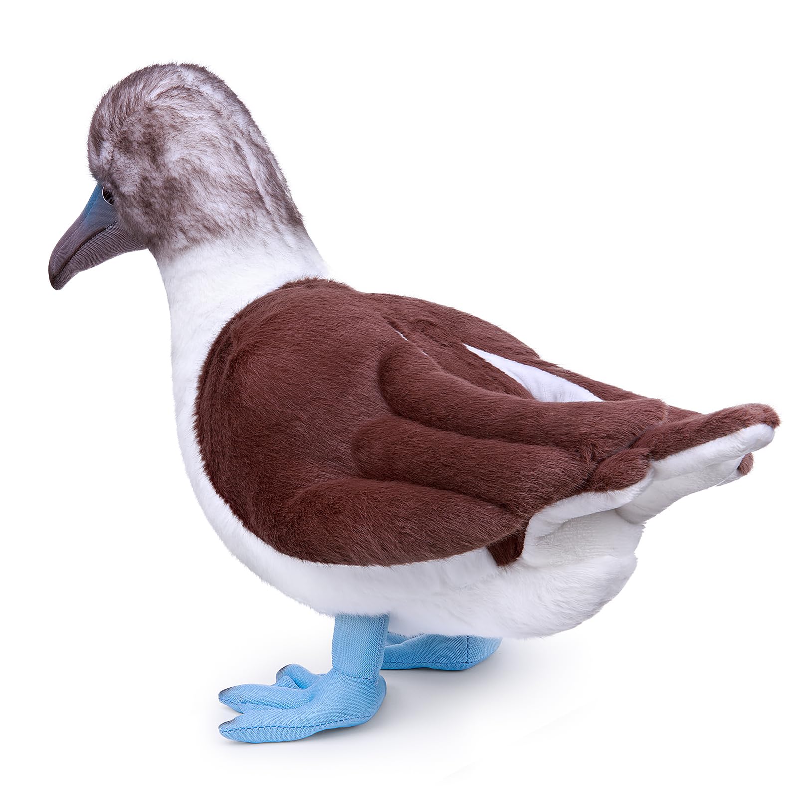lilizzhoumax Simulation Blue-footed Booby Plush Toy 26cm/10”, Cute Realistic Stuffed Animal Bird Plush Toy - Image 3