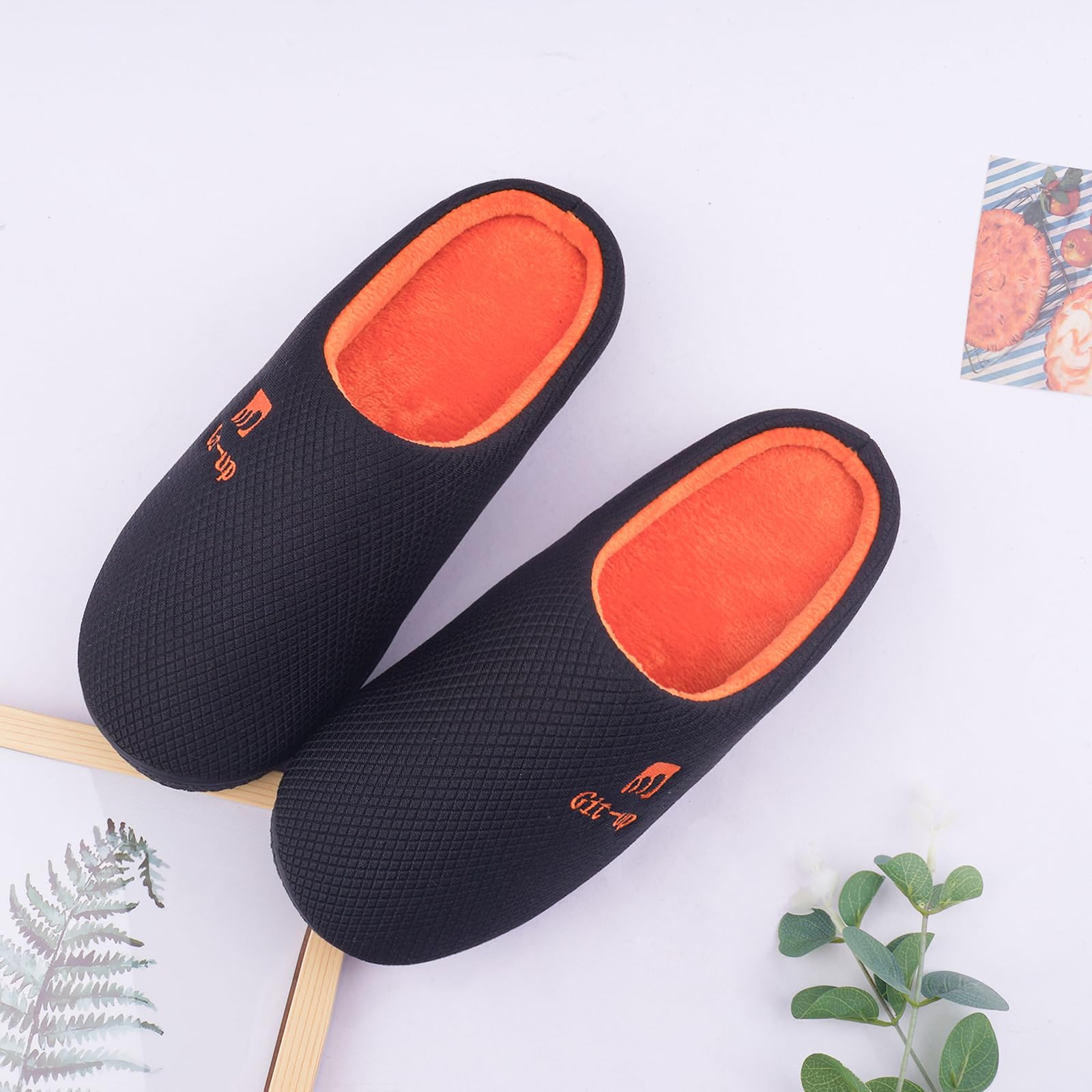 Git-up Pantofole da per Uomo Donna Morbido Memory Foam Morbido Caldo Suola Antiscivolo Scarpe da Casa per Interno Esterno