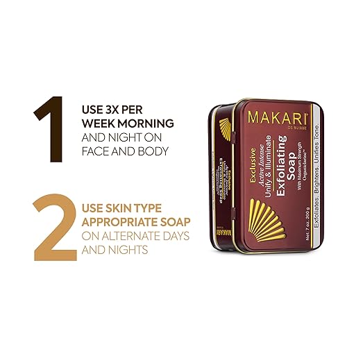 Miniatura 12 de MAKARI Exclusivo juego de regalo de 2 piezas para el cuidado de la piel, kit de cuidado personal con loción de leche corporal con organiclarina y