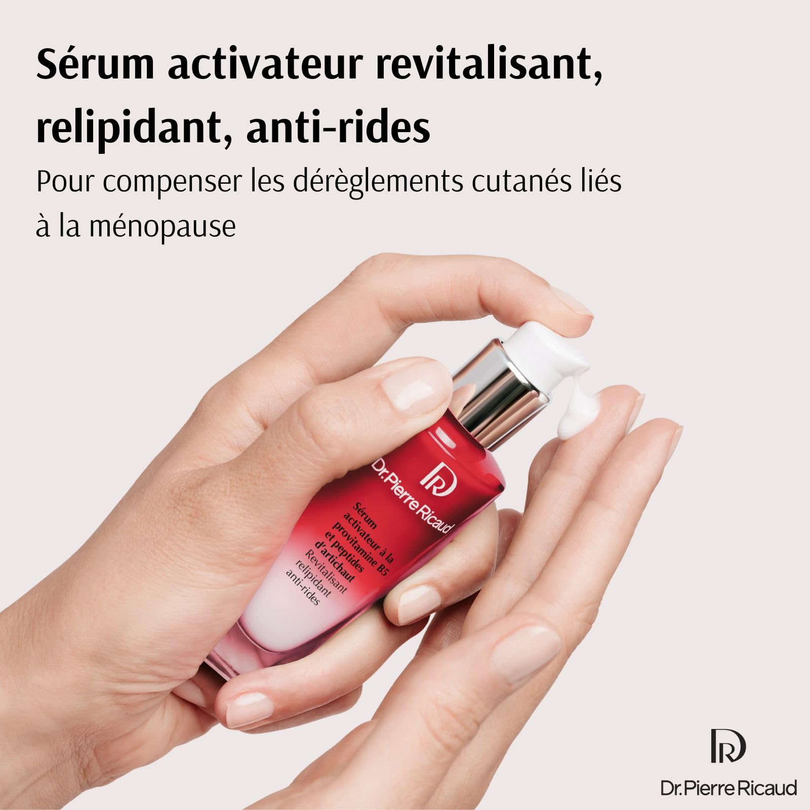 Dr Pierre Ricaud Sérum Activateur Revitalisant Anti-Rides 30ml | Provitamine B5, Peptides d'artichaut, Revitalise la peau, Lisse les rides, Teint éclatant, Sérum visage pour Femme
