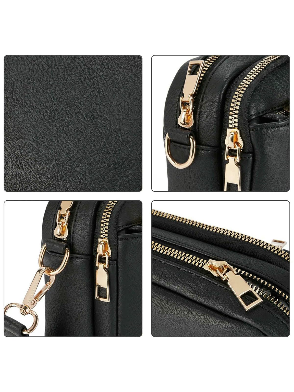 Modna damska torba crossbody z zamkiem błyskawicznym, torba na ramię ze skóry PU na co dzień, modna wszechstronna wysokiej jakości torba na codzienne dojazdy do pracy