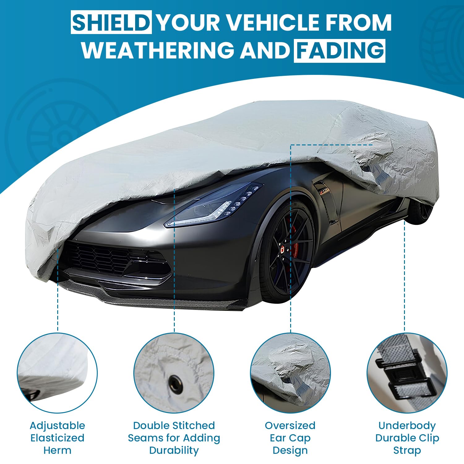 Custom-Fit Car Cover For Lincoln Nautilus (2019-2024) – Waterproof All-Weather Protection - View #6