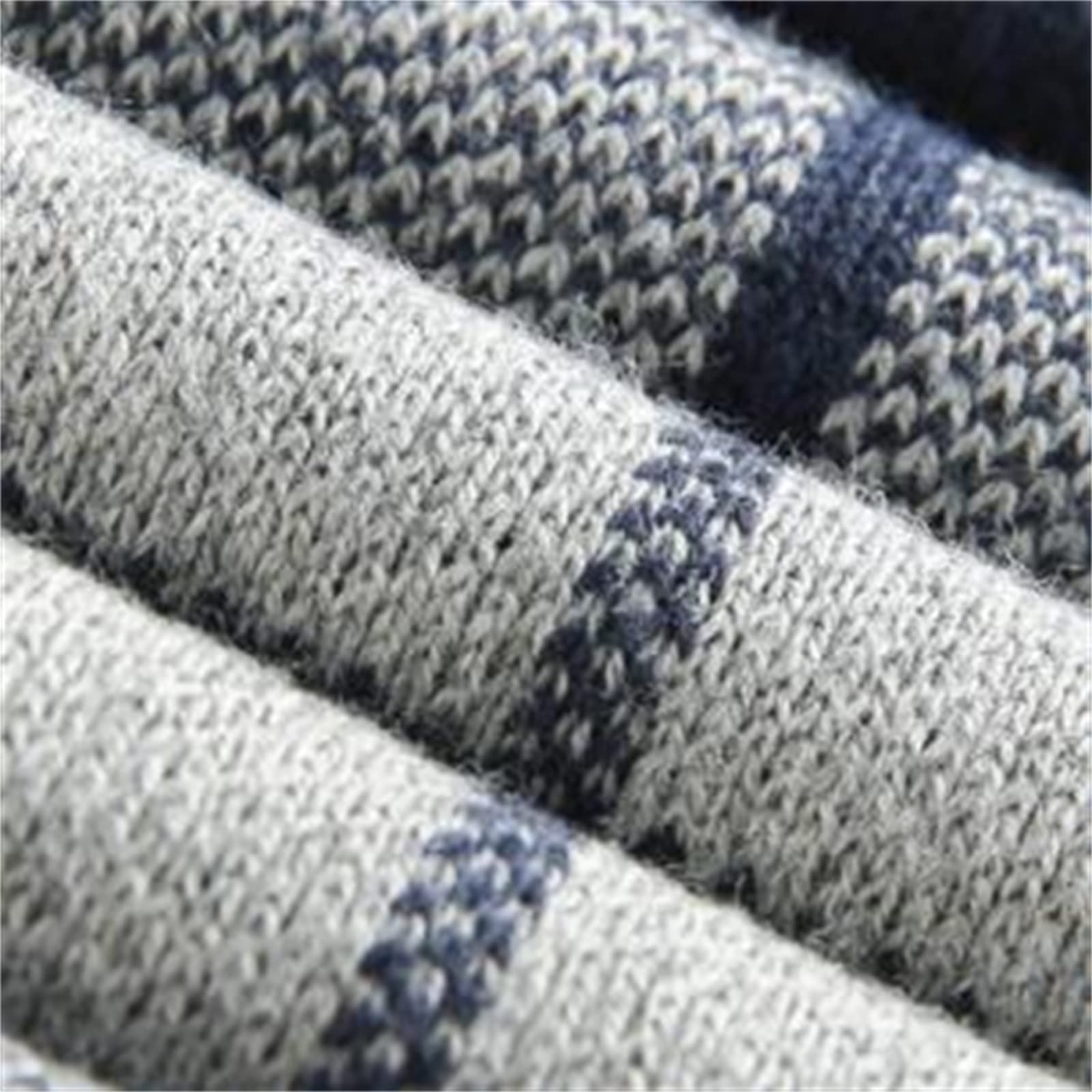 Bufanda Blanda para Hombres Bufanda de Punto Suave y cálida de Terciopelo de algodón a Cuadros de Invierno for Hombre(Gray Blue)