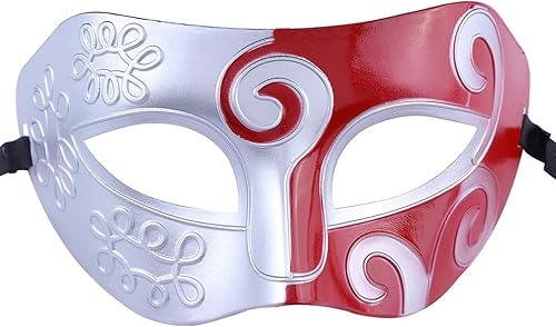 Miniatura 8 de Giveme5 14 máscaras venecianas unisex para mascarada, estilo vintage, estilo jazz, para mujeres y hombres, para disfraz de Halloween, medio