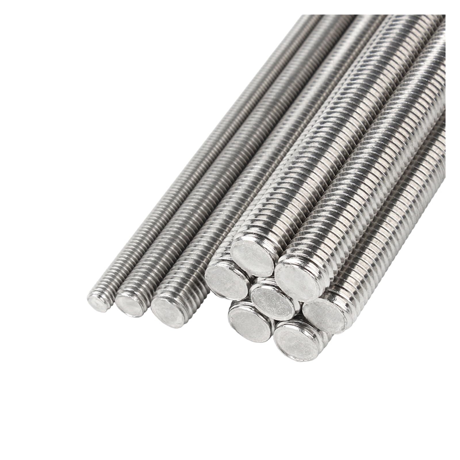 Varilla roscada, Varilla roscada, Barra de Rosca Completa, Tornillo de espárrago, Longitud 250 mm, Plata 304, Acero Inoxidable DIN975 M3 M4 M5 M6 M8 M10 M12 M14 M16 M18 M20(M18)