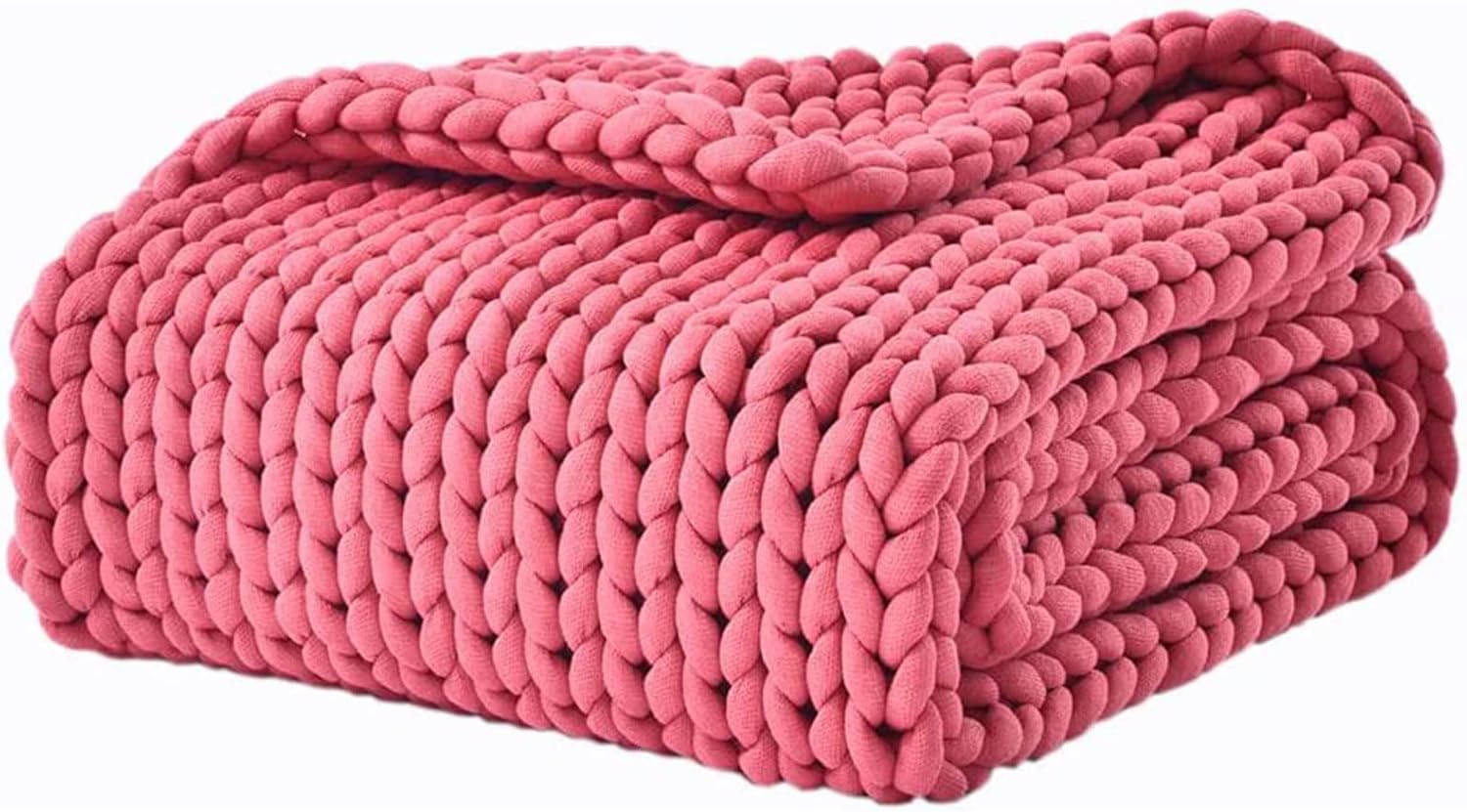 Chunky Knit Blanket Throw 100x120cm Handmade from Super Soft Chunky Yarn Cozy Throw Blanket Knitted Yarn Blanket C 100x150cm