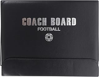 Gatuida Prancheta de treinamento de futebol apagável a seco, placa magnética de treinamento de futebol, placa tática de futebol, placa de estratégia de treinamento multifuncional, plano de jogo, equipamento de auxílio de treinamento