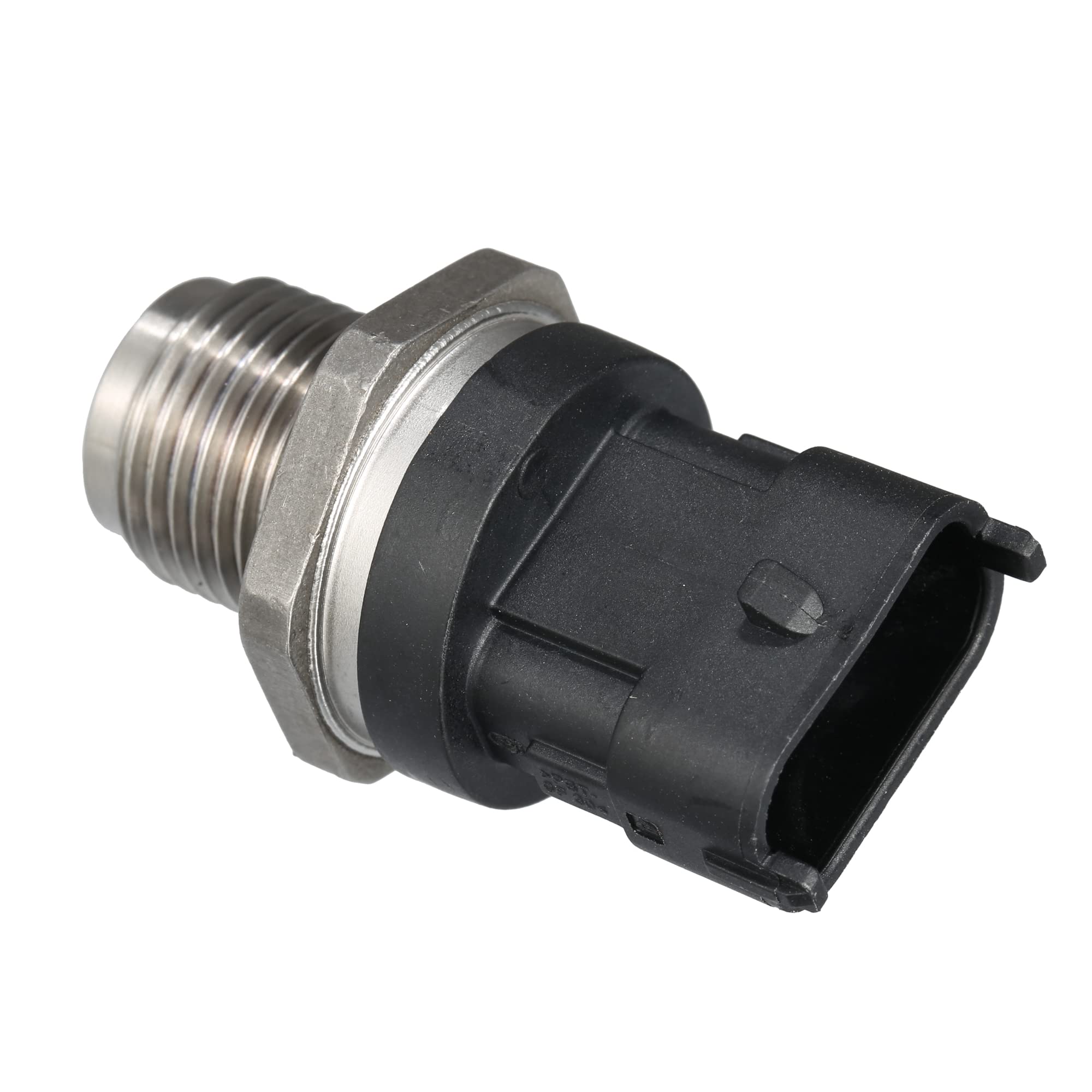 X AUTOHAUX Combustible Riel Presión Sensor Negro 1Pc Para Ford 3-Pin | Para Volvo, Para Fiat, Para Man, Jack, 0281002937, Plástico/Metal, 5X3X2.7Cm, M18X1.5, 3 Pines, Reemplazo Directo