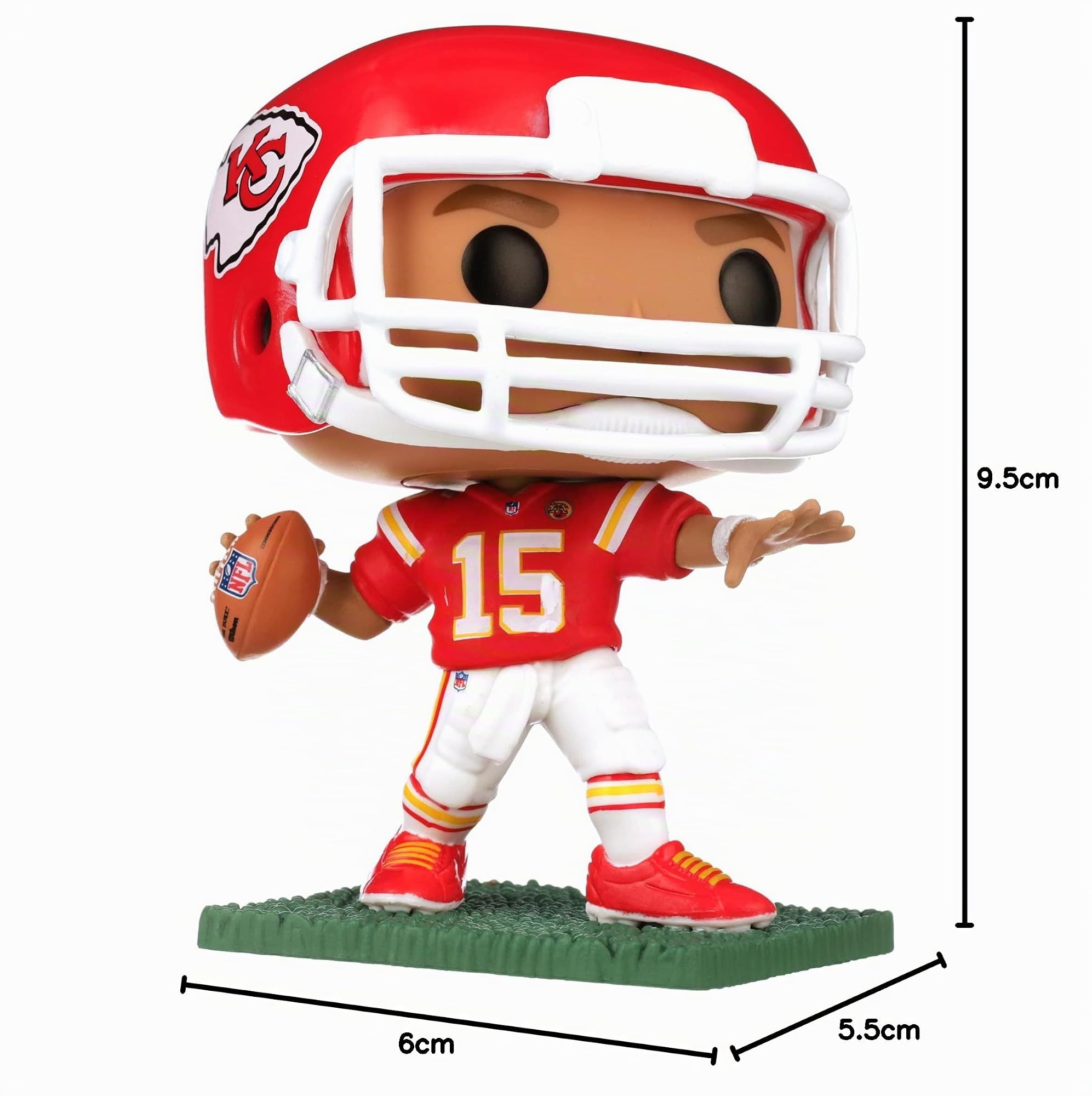 Funko Pop! NFL: Kansas City Chiefs-Patrick Mahomes W7 - Figurine en Vinyle à Collectionner - Idée de Cadeau - Produits Officiels - Jouets pour Les Enfants et Adultes - Sports Fans
