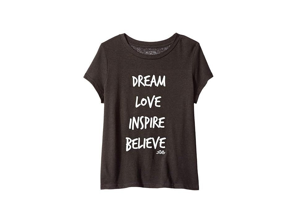 

Billabong Kids Inspiring Words (Little Kids/Big Kids) (Off-Black) Girl's T Shirt