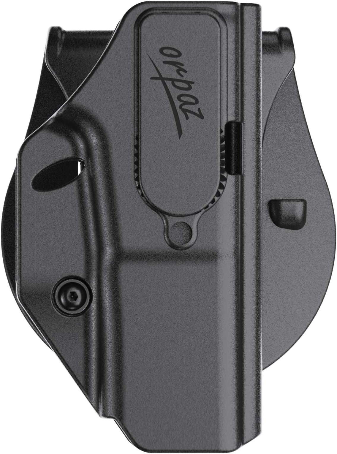 Glock 43X Holster, Right Hand IWB with OWB Paddle Attachment, Black