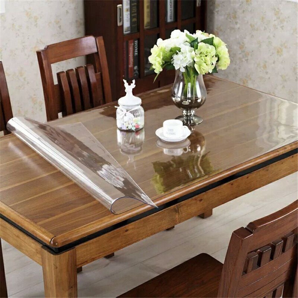 Produktbild von Transparente PVC-Tischauflage – Weich, Glatt, Maßanfertigung – 21,84 €/m² – Von Jehapro