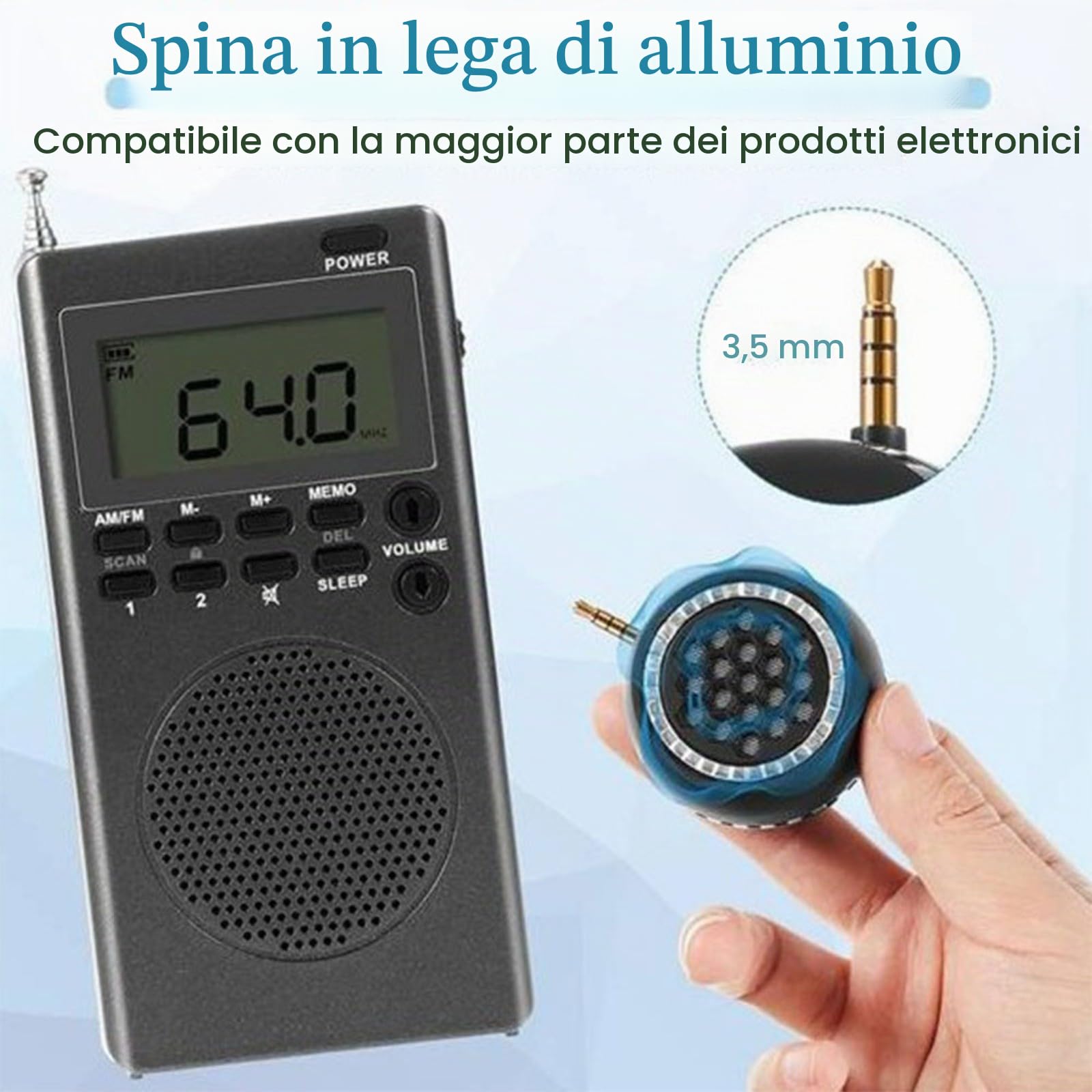 Kit di indagine paranormale con radio SPIRIT Box, sfere con sensore LED e altoparlante per caccia, set da 4 pezzi (4 pezzi)