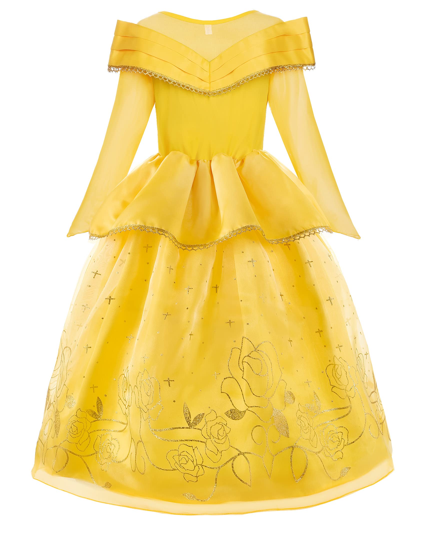 ReliBeauty Kostüm Mädchen Faschingskostüme Kleid Gleb Langärmel mit Zubehöre