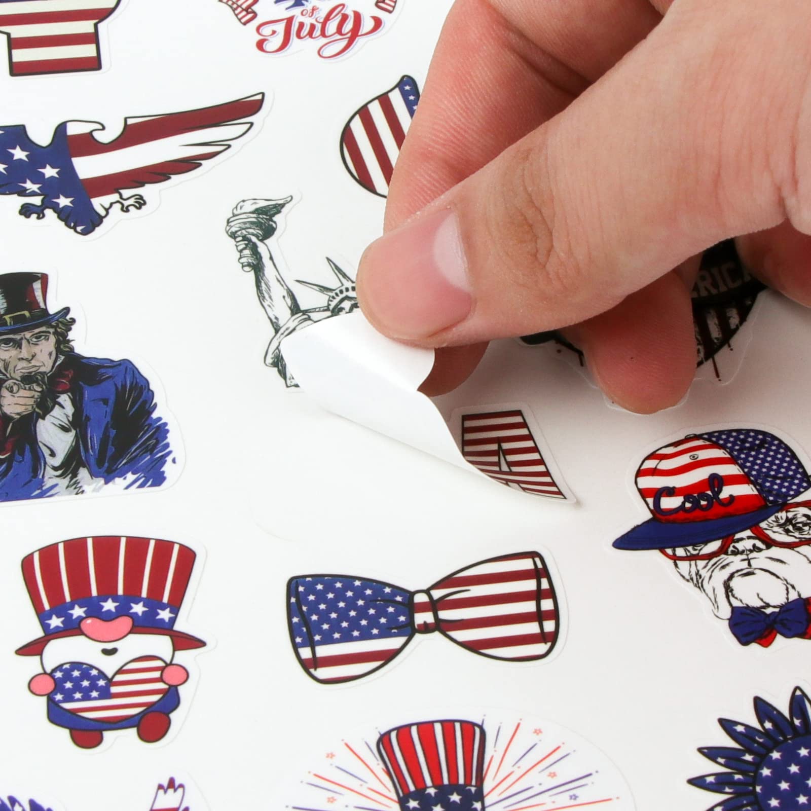 Patriotische USA-Aufkleber – über 1.600 Sticker Mit Flaggen, Sternen & Symbolen Für Kinder & Bastler