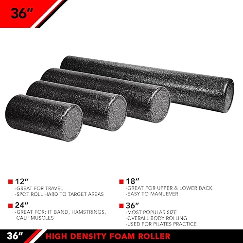 Miniatura 3 de JFIT High Density Foam Roller - Multiple Styles