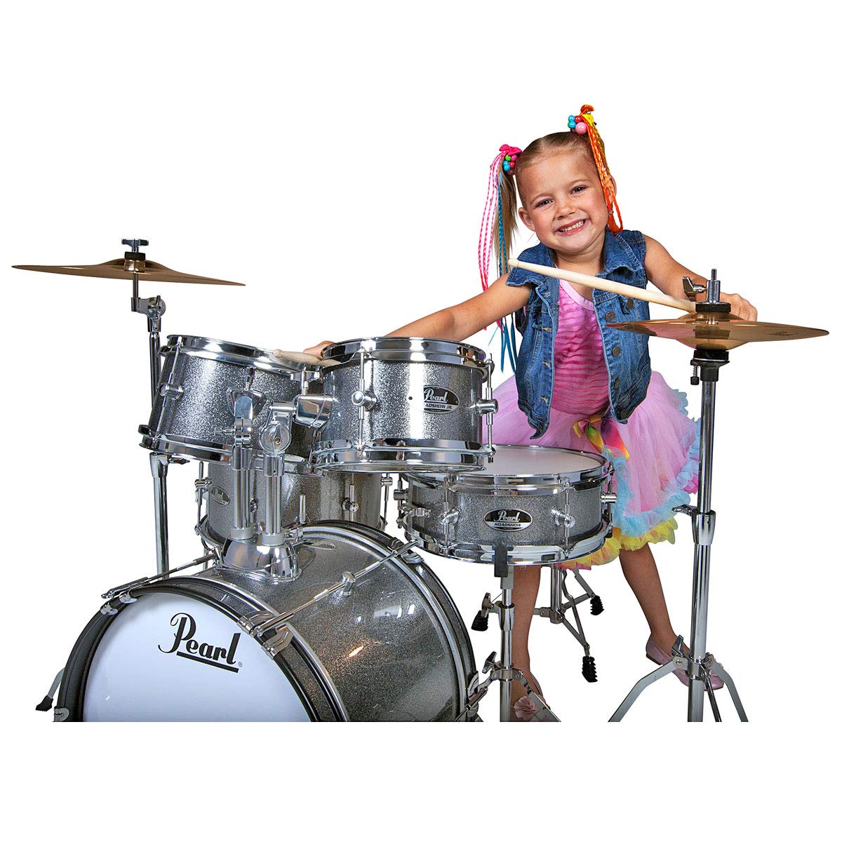 PEARL RSJ465C/C708 Realistisches akkustisches Kinderschlagzeug für beginnende spieler - Grindstone Sparkle