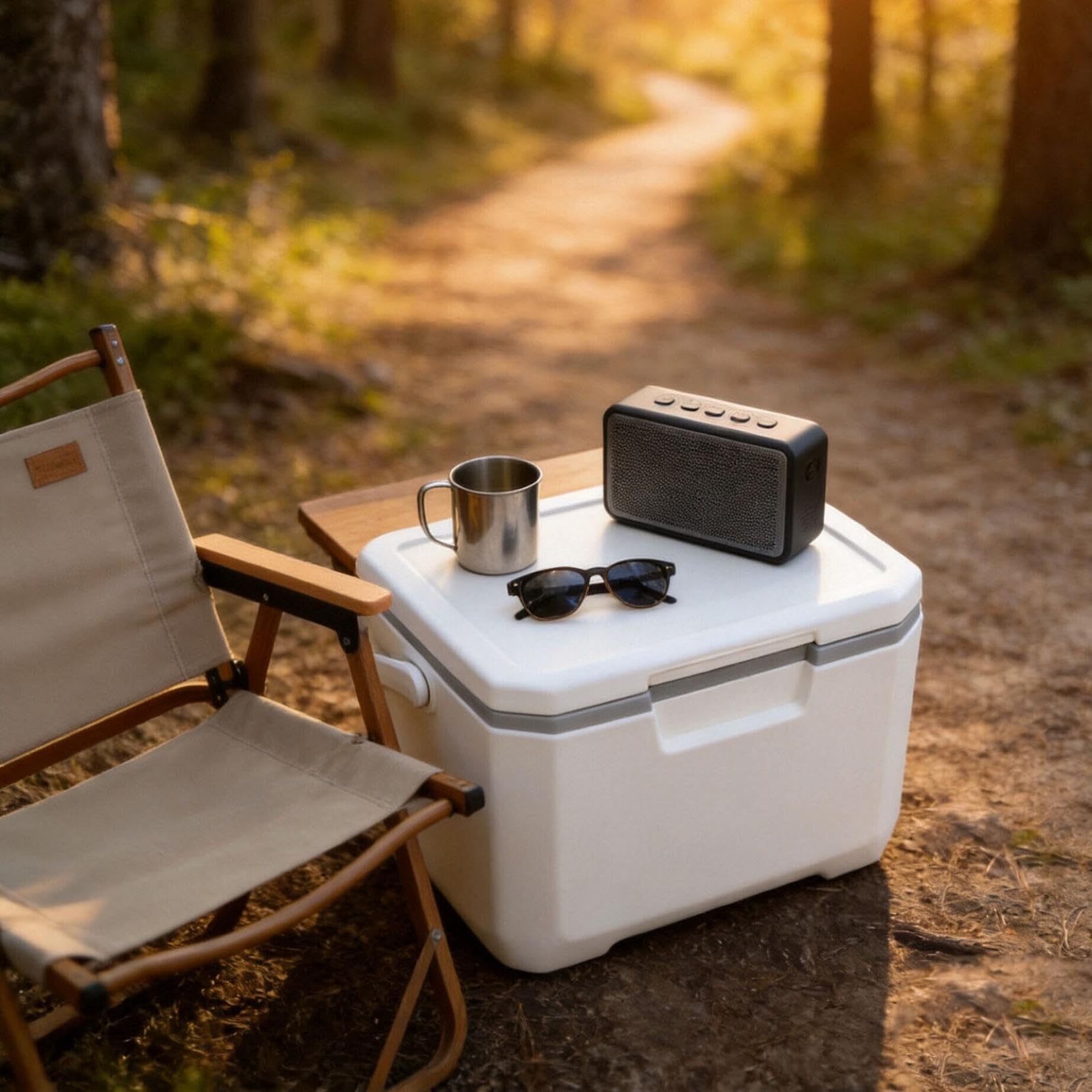 Kleine Kühlbox,Isolierbox Kühlung - Kühltasche für unterwegs - Outdoor Thermobox für Camping, Picknick & Garten