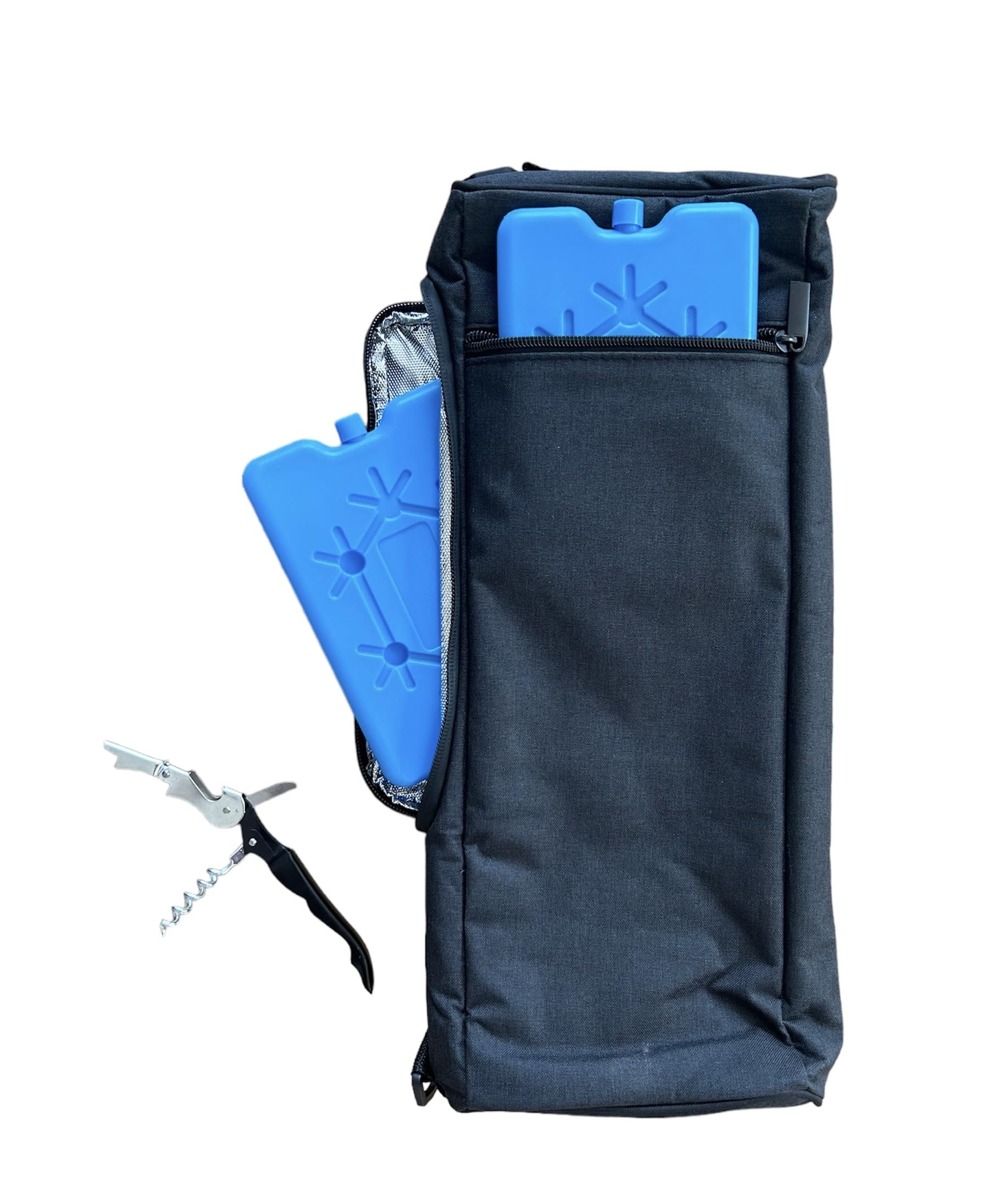 NOBLE SPORTS Bolsa isotérmica de golf pequeña para 6 latas o 2 botellas de vino