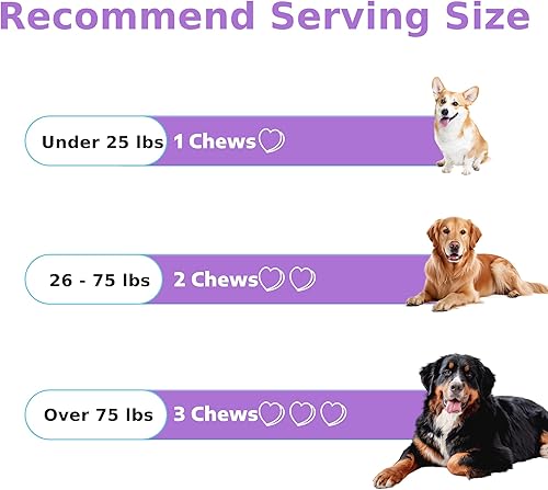 Miniatura 5 de Aceite de pescado para perros, suplemento de tratamiento omega 3 y 6 masticables, ácidos grasos EPA y DHA para picazón en la piel, desprendimiento y