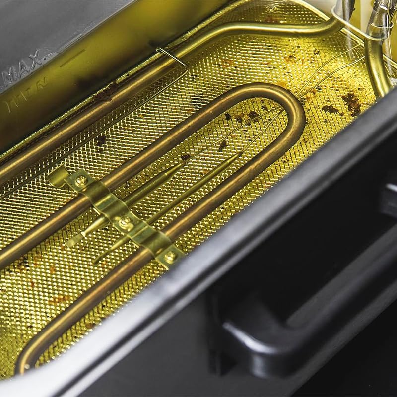 Cecotec Cleanfry 3L rozsdamentes elektromos mélysütő 2000W szűrővel